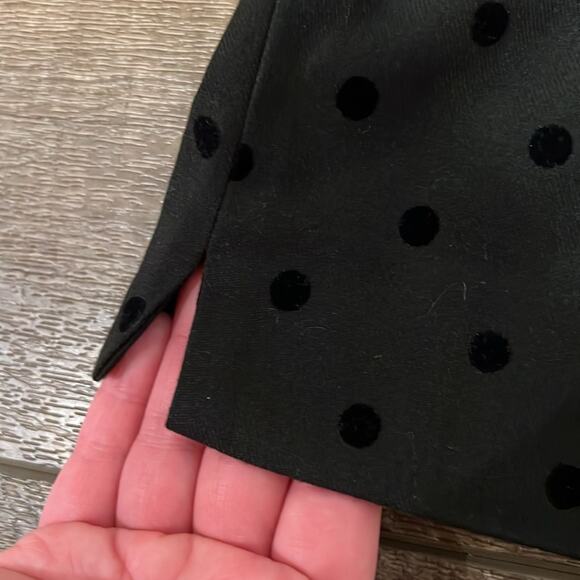 Black Polka Dot Women's Pants - Picture 10 of 10